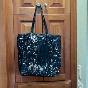 Betsey Johnson Get Glitzy Shopper with Matching Cosmetic Bab